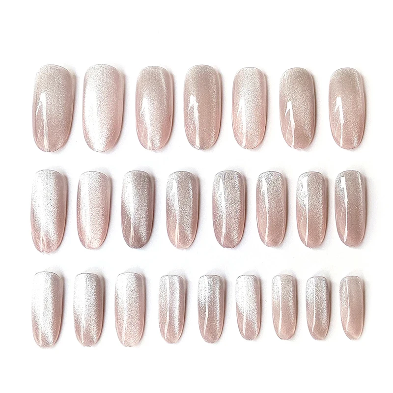 24 Pcs/set Eye Cat Glitter Line Long Fake Nails Full Cover Nail Art False Nails Glue
24 Pcs/set Eye Cat Glitter Line Long Fake Nails Full Cover Nail Art False Nails Glue