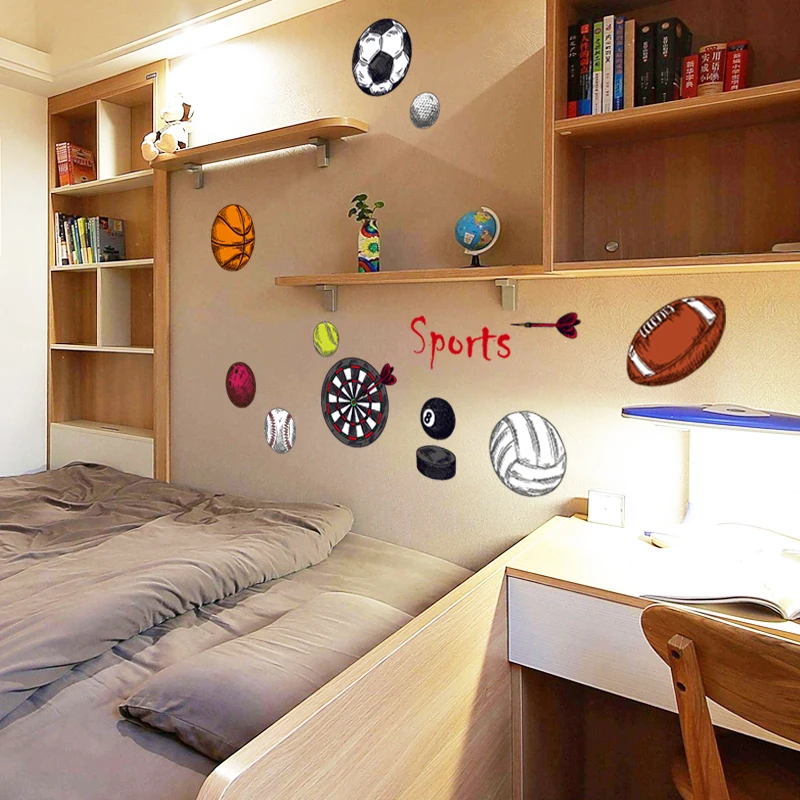 Cute Ballgame Wall Sticker Pvc Wall Art Stickers Modern Fashion Wallsticker Living Room Bedroom Decal Creative Stickers
Cute Ballgame Wall Sticker Pvc Wall Art Stickers Modern Fashion Wallsticker Living Room Bedroom Decal Creative Stickers