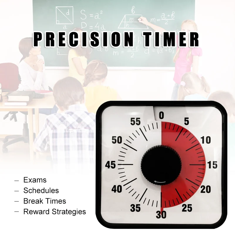 Visual Timer 60 Minute Timing Set Back Leg Stands Countdown Timer
