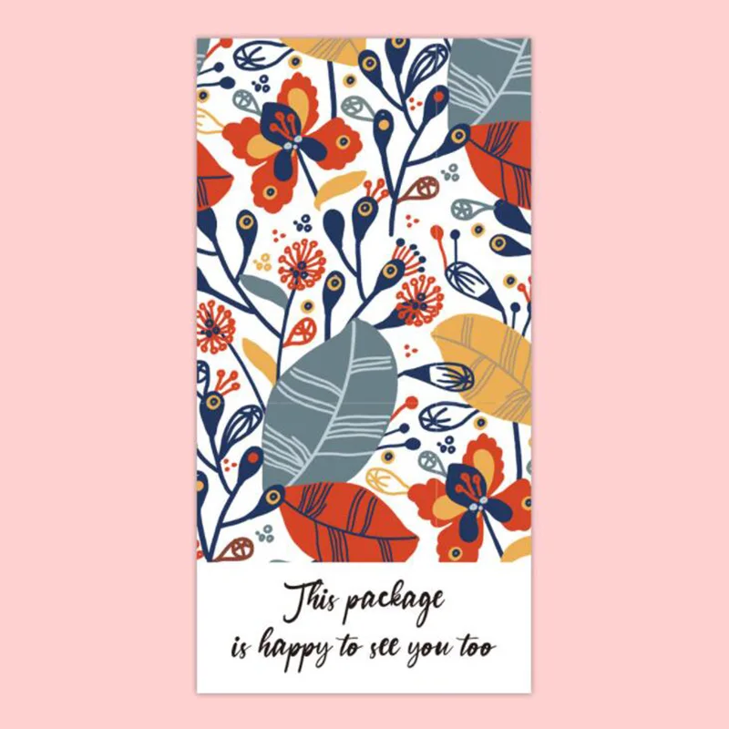 50pcs Gift Sealing Stickers Thank you Floral Flowers Design Diary Scrapbooking Sticker Package Birthday Party Decorations Labels