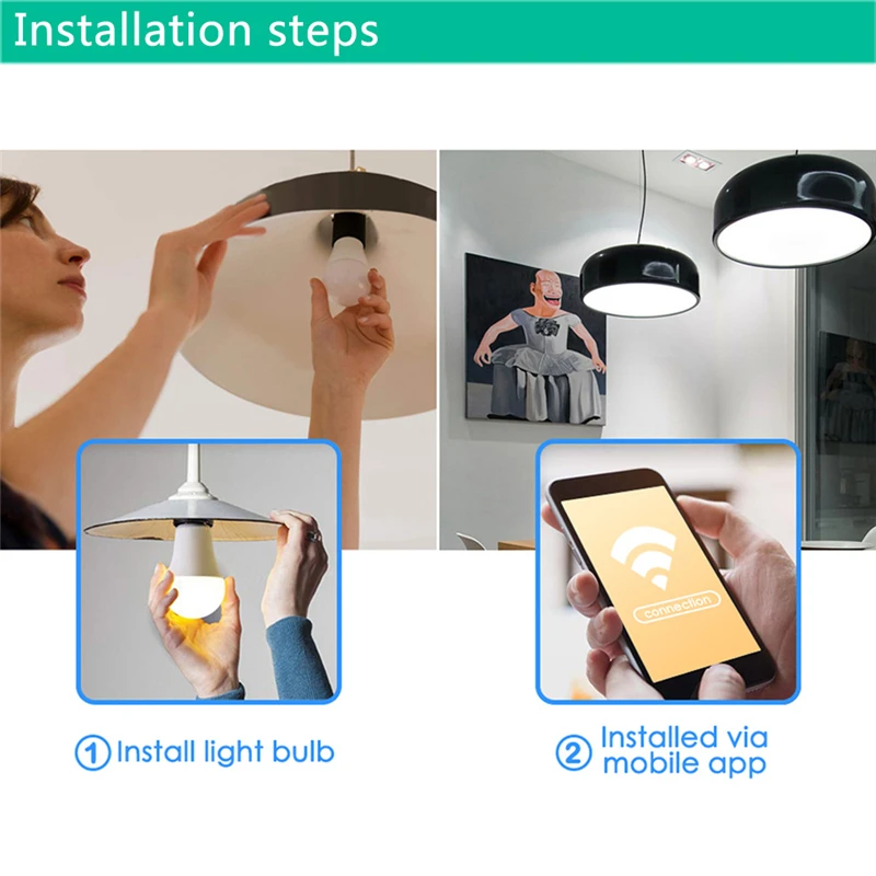15W WiFi Smart Light Bulb B22 E27 LED RGB Lamp Alexa Google Home 220-110V RGB+White Dimmable Timer Function Magic Bulb Dropship
15W WiFi Smart Light Bulb B22 E27 LED RGB Lamp Alexa Google Home 220-110V RGB+White Dimmable Timer Function Magic Bulb Dropship