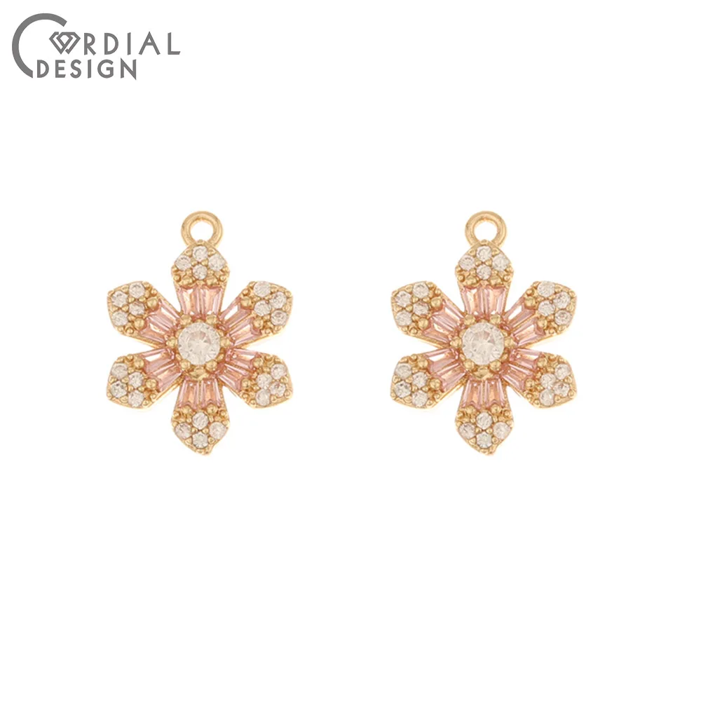 Cordial Design 30Pcs 13*18MM Jewelry Accessories/CZ Charms/Hand Made/Flower Shape/DIY MakingJewelry Findings & Component/Pendant
Cordial Design 30Pcs 13*18MM Jewelry Accessories/CZ Charms/Hand Made/Flower Shape/DIY MakingJewelry Findings & Component/Pendant