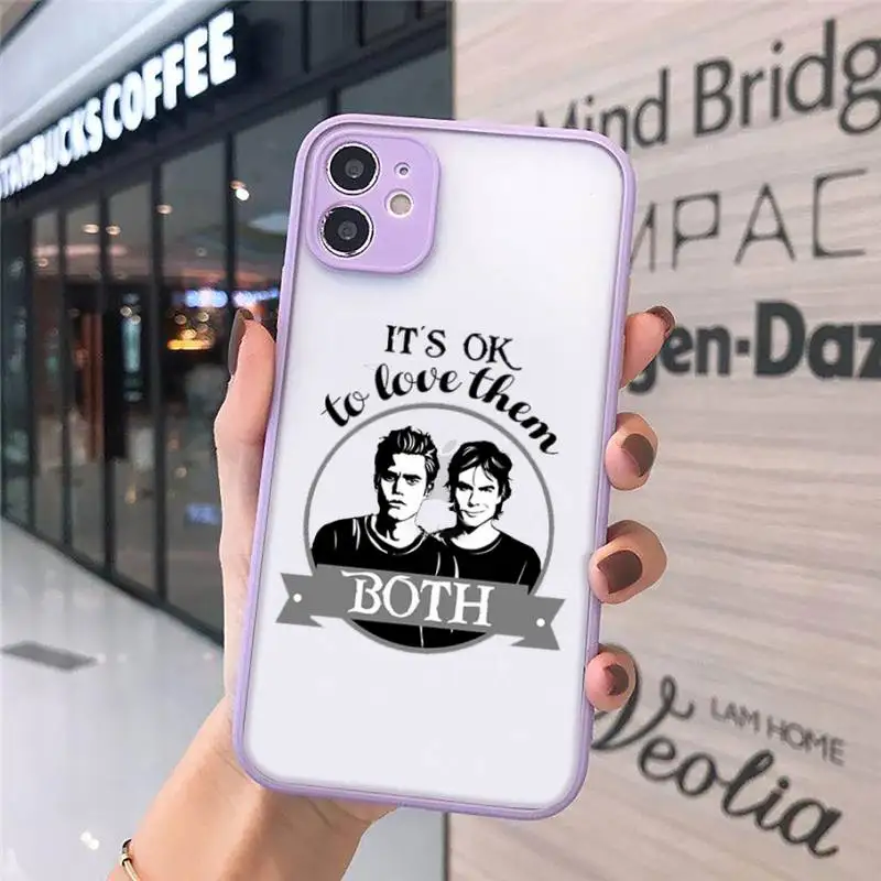TV series The Vampire Diaries Phone Cases matte transparent For iphone 7 8 11 12 plus mini x xs xr pro max cover
TV series The Vampire Diaries Phone Cases matte transparent For iphone 7 8 11 12 plus mini x xs xr pro max cover