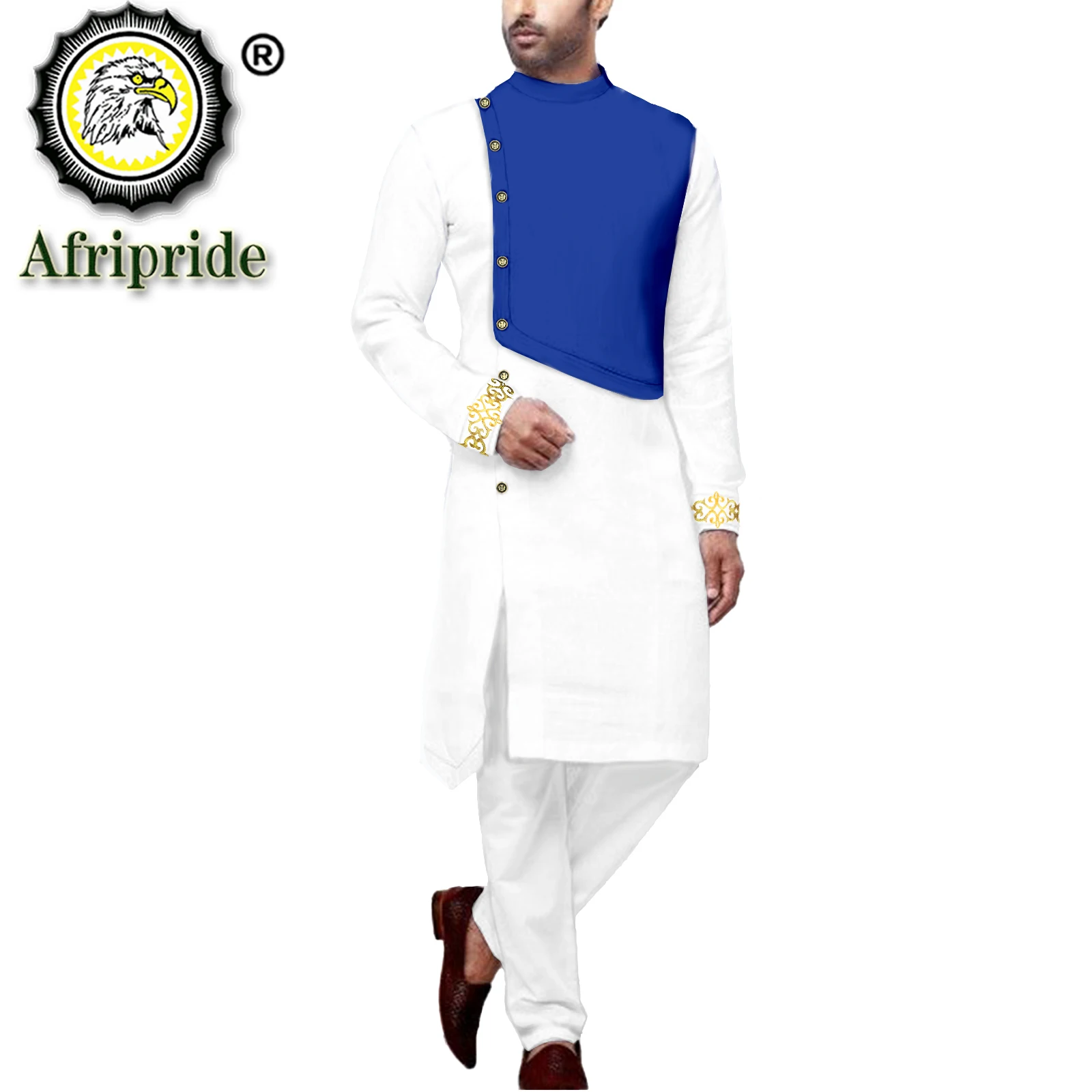 African Suit for Men Embroidery Long Coats and Ankara Pants 2 Piece Set Plus Size Dashiki Outfits for Wedding Evening S2116027
African Suit for Men Embroidery Long Coats and Ankara Pants 2 Piece Set Plus Size Dashiki Outfits for Wedding Evening S2116027