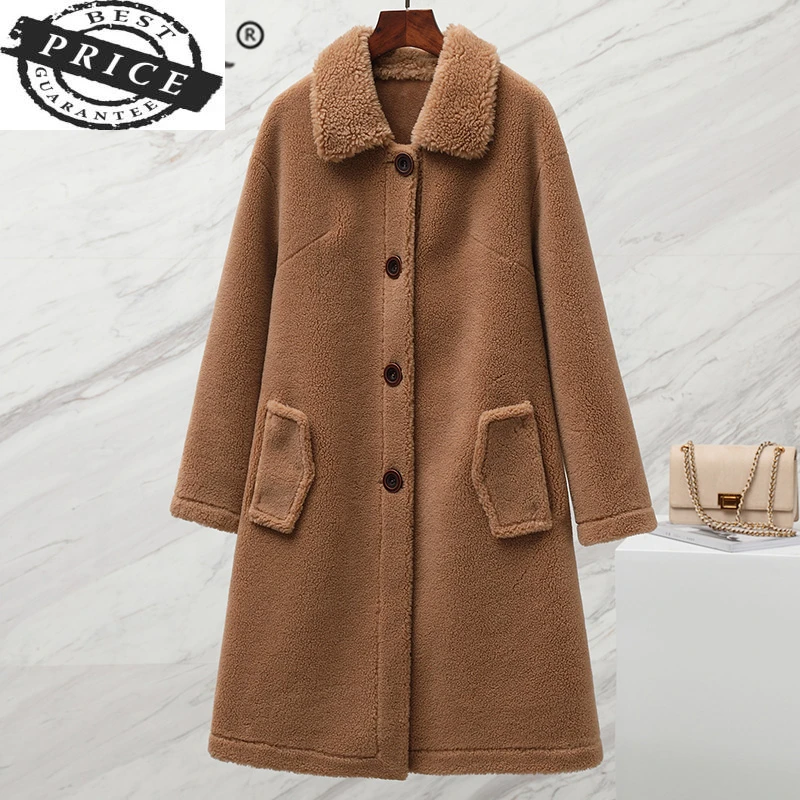 Fur Coat Real Female Vintage Sheep Shearing Long Jacket Women Clothes 2021 Korean Elegant Ladies Wool Warm Coats 12C33a2
Fur Coat Real Female Vintage Sheep Shearing Long Jacket Women Clothes 2021 Korean Elegant Ladies Wool Warm Coats 12C33a2