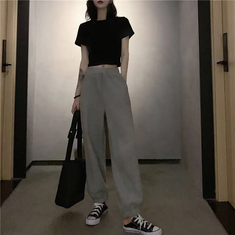 Women 2 Piece Tracksuit Set Crop Top Shirt Cotton Trousers Suit Causal Pants Outfit Womens Sweatsuit
Women 2 Piece Tracksuit Set Crop Top Shirt Cotton Trousers Suit Causal Pants Outfit Womens Sweatsuit