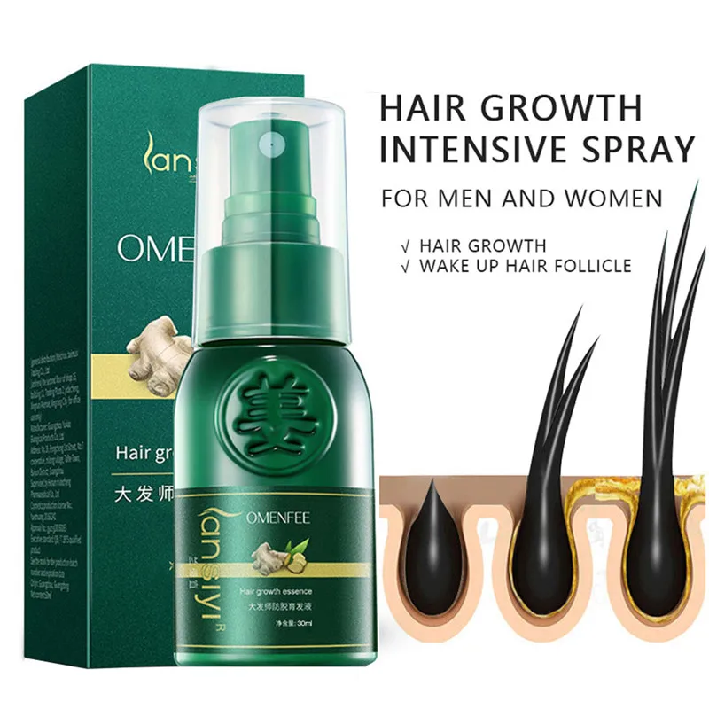 New Ginger Hair Growth Essential Spray Anti Hair Loss Serum 7 Days Effective Germinal Repair Growing Treatment Liquid Men Women
New Ginger Hair Growth Essential Spray Anti Hair Loss Serum 7 Days Effective Germinal Repair Growing Treatment Liquid Men Women
