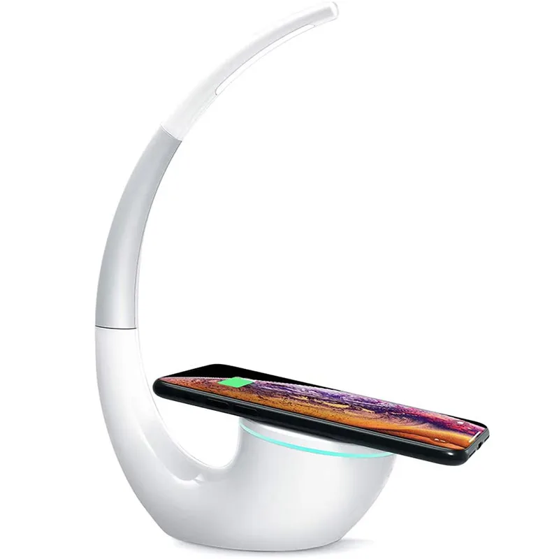 Wireless Charger Desk Lamp Compatible with USB Charging Port Charge Station for iPhone SE Max/Xs Max/Samsung S20/S10 Xiaomi
Wireless Charger Desk Lamp Compatible with USB Charging Port Charge Station for iPhone SE Max/Xs Max/Samsung S20/S10 Xiaomi