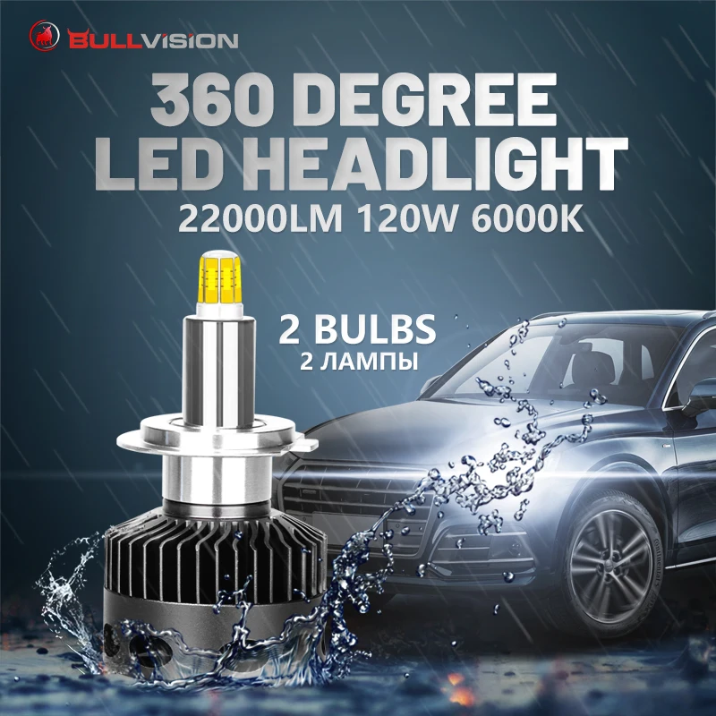 Светодиодные фары Bullvision H11, 2 шт., 22000LM 120W CSP 360 градусов, освещение D1S D2S D3S D4S D2H H1 H7 H8 H9 9005 9006 HB3 HB4
Светодиодные фары Bullvision H11, 2 шт., 22000LM 120W CSP 360 градусов, освещение D1S D2S D3S D4S D2H H1 H7 H8 H9 9005 9006 HB3 HB4