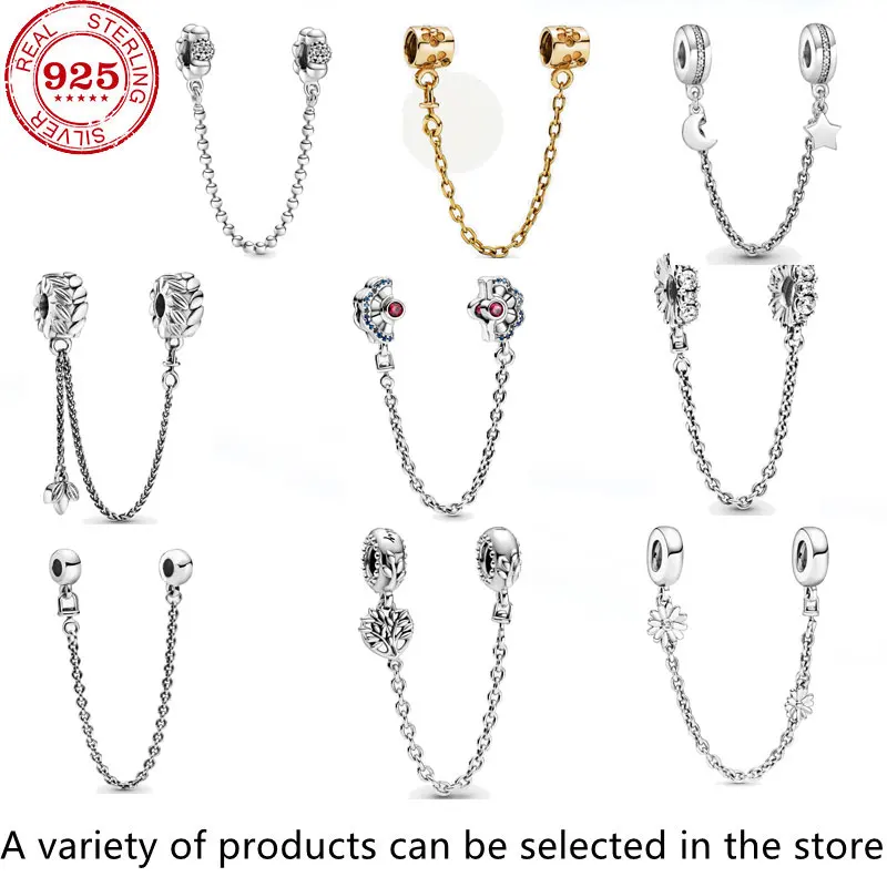 2021 new Sale high quality 925 Sterling Silver Safety chain Charms Beads Fit Original Pando Bracelets DIY Jewelry Making Gift
2021 new Sale high quality 925 Sterling Silver Safety chain Charms Beads Fit Original Pando Bracelets DIY Jewelry Making Gift