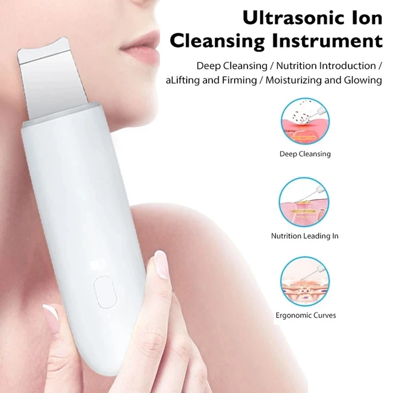 Ultrasonic Scalpel Exfoliating Face Care Tools Beauty Instrument Deep Face Skin Facial Cleanser Vibrating Spatula Peeling Device
Ultrasonic Scalpel Exfoliating Face Care Tools Beauty Instrument Deep Face Skin Facial Cleanser Vibrating Spatula Peeling Device