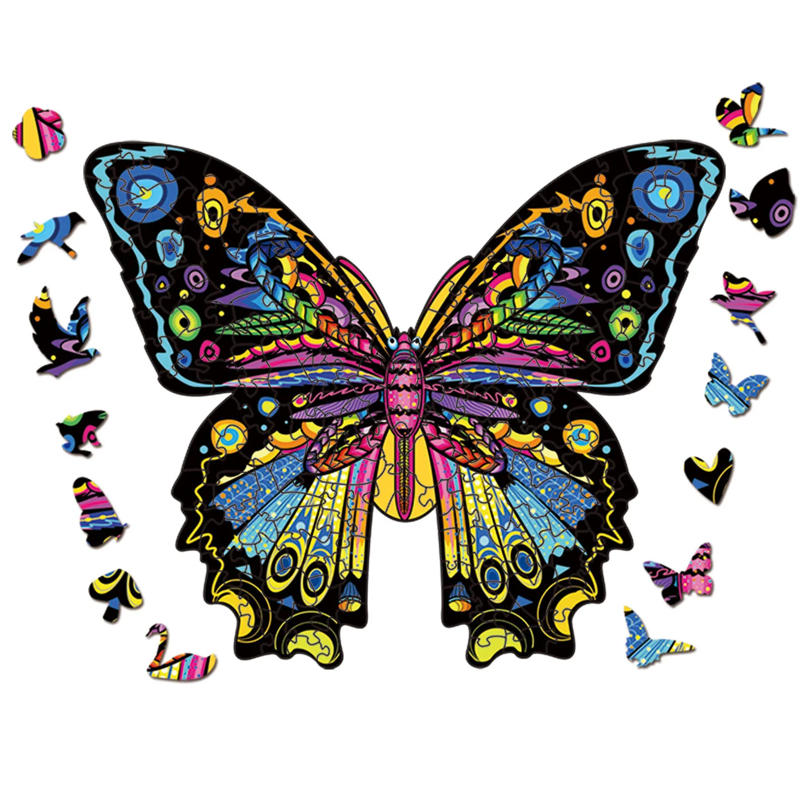 HIINST 200 Pieces Butterfly Shape Wooden Jigsaw Puzzle Toys 5mm thick special-shaped Pieces Gift For Adults Kids
HIINST 200 Pieces Butterfly Shape Wooden Jigsaw Puzzle Toys 5mm thick special-shaped Pieces Gift For Adults Kids