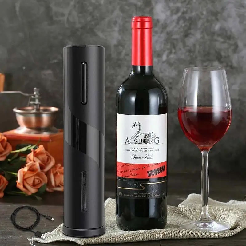 Rechargeable Electric Wine Bottle Opener Corkscrew Foil Cutter Set Automatic Wine Stopper For Red Wine Kitchen Tool Can Opener
Rechargeable Electric Wine Bottle Opener Corkscrew Foil Cutter Set Automatic Wine Stopper For Red Wine Kitchen Tool Can Opener