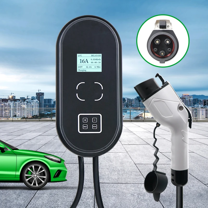 16A Type 1 EV Charger Wallbox charging for Peugeot Chevrolet Nissan Ford Renault Mini Cooper FIAT Honda KIA Citroen Toyota
16A Type 1 EV Charger Wallbox charging for Peugeot Chevrolet Nissan Ford Renault Mini Cooper FIAT Honda KIA Citroen Toyota