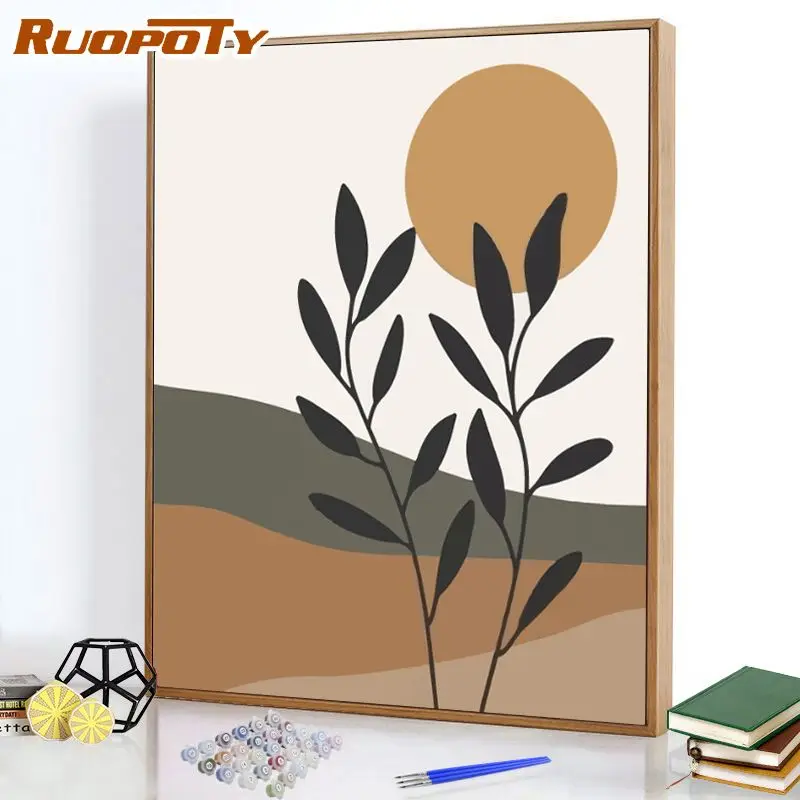 RUOPOTY DIY Oil paint by numbers Landscape on Canvas Oil Painting minimalism Living room Decor Gift Wall Art
RUOPOTY DIY Oil paint by numbers Landscape on Canvas Oil Painting minimalism Living room Decor Gift Wall Art