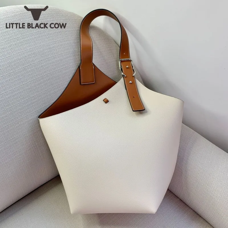 Дизайнерская Женская сумка со вставками, сумки-ведра, вместительные сумки для покупок, Женская Повседневная Сумка-тоут из натуральной кожи,... 
Дизайнерская Женская сумка со вставками, сумки-ведра, вместительные сумки для покупок, Женская Повседневная Сумка-тоут из натуральной кожи,...