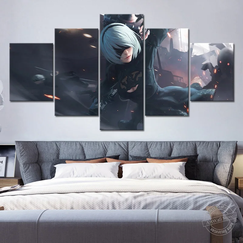 Nier:Automata Video Game Poster Canvas Art Wall Hanging Painting Home Decor Wall Sticker Artwork Wall Picture for Birthday Gift
Nier:Automata Video Game Poster Canvas Art Wall Hanging Painting Home Decor Wall Sticker Artwork Wall Picture for Birthday Gift
