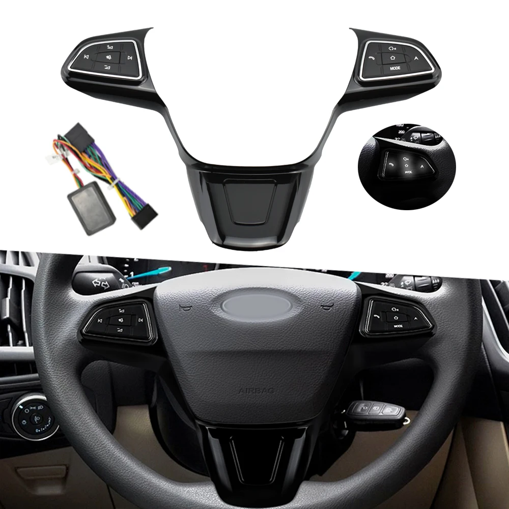 Car Steering Wheel Remote Wireless Control Button For Ford Focus MK3 2015-2017 Kuga 2017 Passat Multi-function Controller Switch
Car Steering Wheel Remote Wireless Control Button For Ford Focus MK3 2015-2017 Kuga 2017 Passat Multi-function Controller Switch