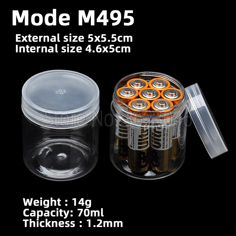 10 pieces M495 Round Plastic Case Parts Accessory Organize Storage Screw Sample Transparent Box 4.6x5cm
10 pieces M495 Round Plastic Case Parts Accessory Organize Storage Screw Sample Transparent Box 4.6x5cm