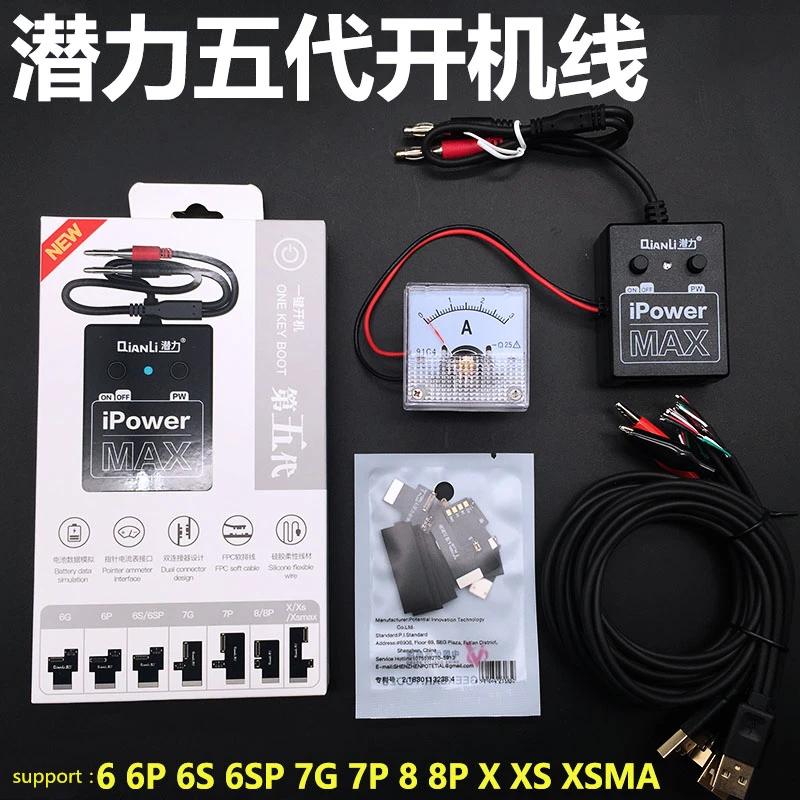 QianLi для iphone 6 6P 6s P 7 7P 8 8p x xs xsmax I блок питания макс. контрольный кабель батарея