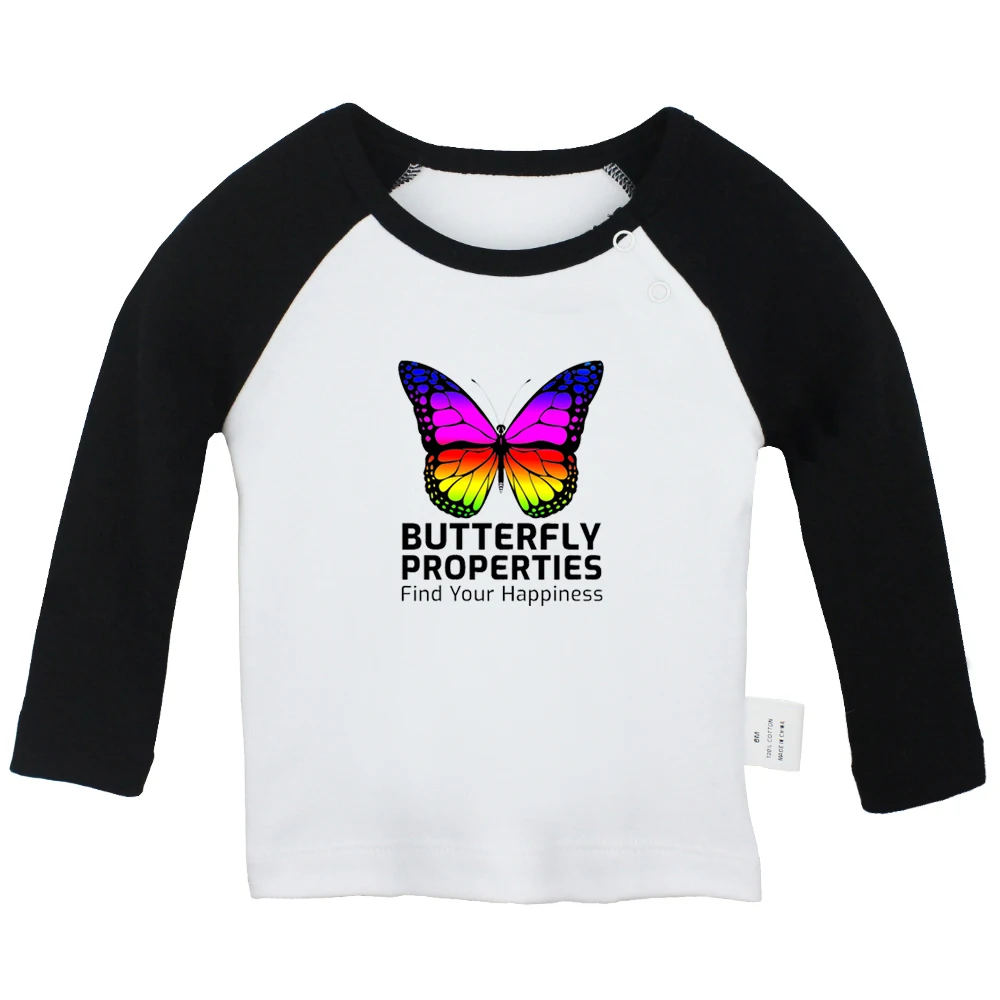 Butterfly Properties Find Your Happiness Chinese dragon totem Newborn Baby T-shirts Toddler Graphic Raglan Long Sleeve Tee Tops
Butterfly Properties Find Your Happiness Chinese dragon totem Newborn Baby T-shirts Toddler Graphic Raglan Long Sleeve Tee Tops
