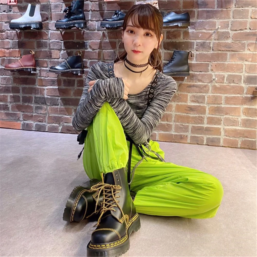 2021 New Fashion Women Platform Boots Chunky Motorcycle Boots for Women Genuine Leather Winter High Quality Martin Boots Ankle
2021 New Fashion Women Platform Boots Chunky Motorcycle Boots for Women Genuine Leather Winter High Quality Martin Boots Ankle