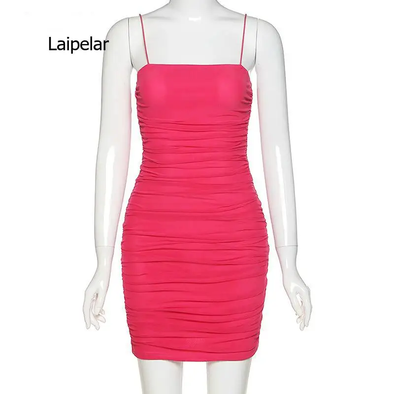 Fashion 2021 Summer New Sling Open Back Candy Color Thin Grils Slim Dress 
Fashion 2021 Summer New Sling Open Back Candy Color Thin Grils Slim Dress