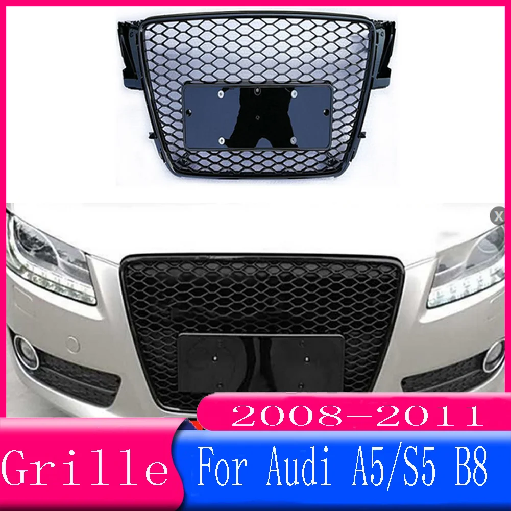 Для Audi A5/S5 B8 2008 2009 2010 2011 для RS5 стиль автомобильный аксессуар передний бампер решетка Центральная панель Стайлинг верхний гриль 08 09-11
Для Audi A5/S5 B8 2008 2009 2010 2011 для RS5 стиль автомобильный аксессуар передний бампер решетка Центральная панель Стайлинг верхний гриль 08 09-11