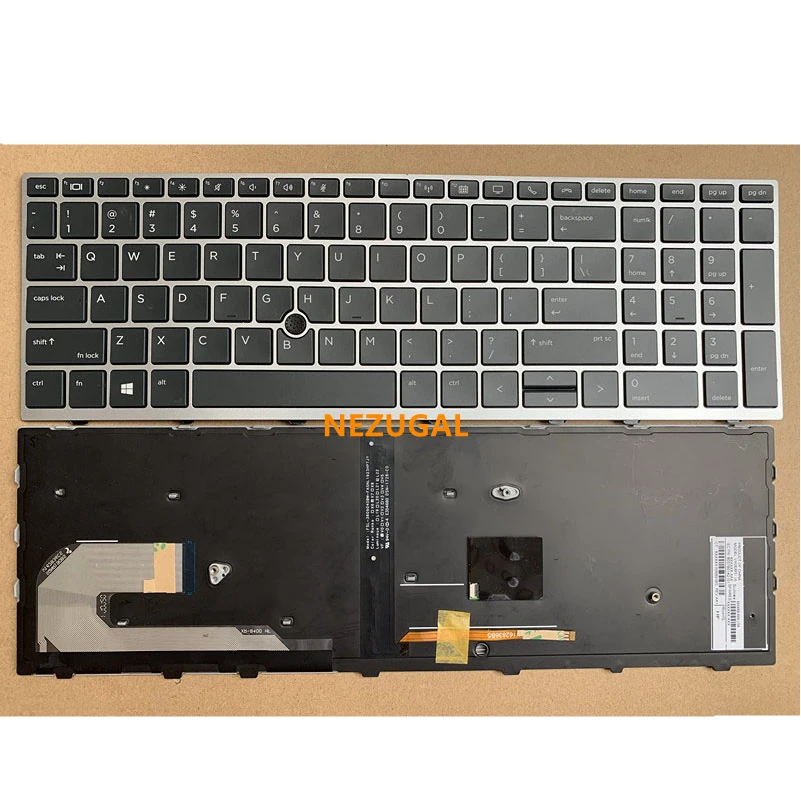 Сменная клавиатура с американской подсветкой для ноутбука HP EliteBook 850 G5 755 G5 850 G6 ZBook 15u G5 с серебристой рамкой
Сменная клавиатура с американской подсветкой для ноутбука HP EliteBook 850 G5 755 G5 850 G6 ZBook 15u G5 с серебристой рамкой