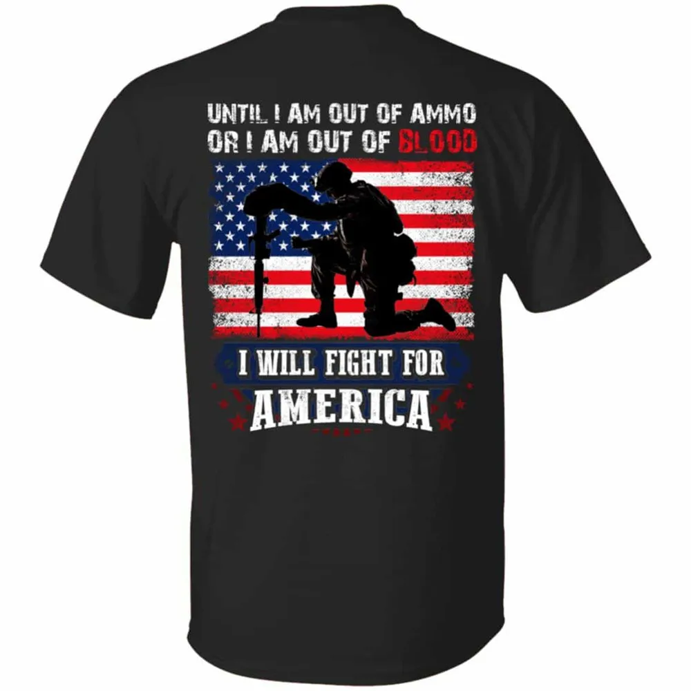 CLOOCL Fashion T-shirt 100% Cotton 3D Graphic I Will Fight For America US Veteran Print On Back T-Shirt Only Asian Size XS-7XL
CLOOCL Fashion T-shirt 100% Cotton 3D Graphic I Will Fight For America US Veteran Print On Back T-Shirt Only Asian Size XS-7XL