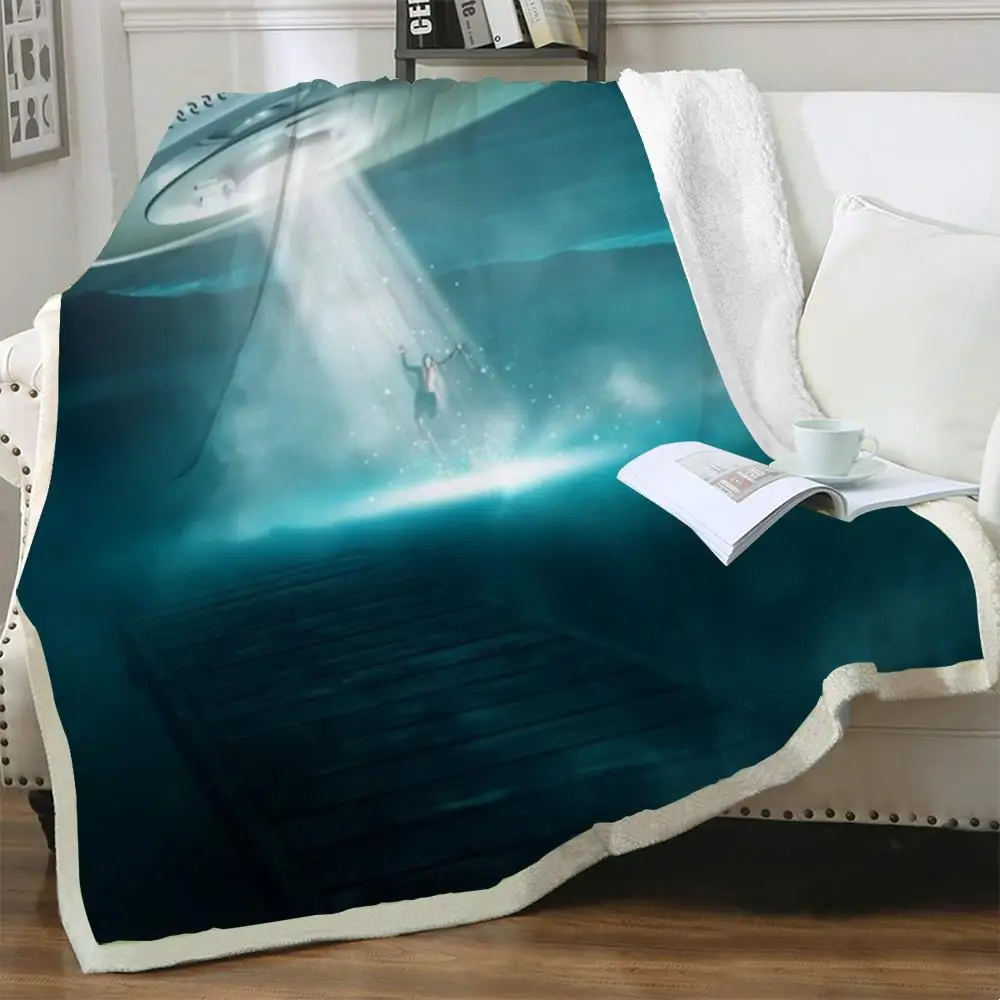 NKNK Ufo Blanket Galaxy Bedding Throw Space 3D Print Universe Thin Quilt Sherpa Blanket New Vintage Pattern Winter
NKNK Ufo Blanket Galaxy Bedding Throw Space 3D Print Universe Thin Quilt Sherpa Blanket New Vintage Pattern Winter