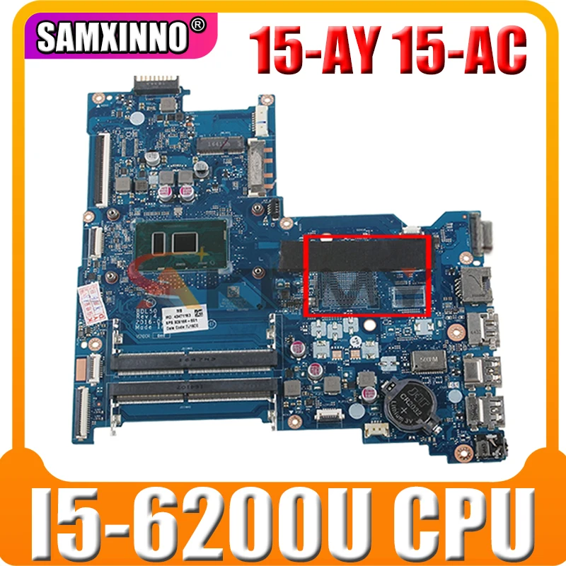 Для HP 15-AY 15-AC 250 G5 LA-D704P материнская плата для ноутбука Процессор I5 6200U DDR4 интегрированная видеокарта 100% Тесты ОК
Для HP 15-AY 15-AC 250 G5 LA-D704P материнская плата для ноутбука Процессор I5 6200U DDR4 интегрированная видеокарта 100% Тесты ОК