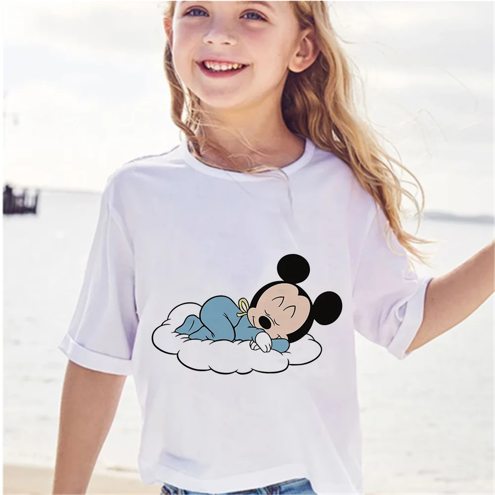 New Product Summer Disney Cute Print T Shirt Kids Mickey T-shirts Gifts Baby Short Sleeve Girls Boys Tee Tops Kawaii Clothing
New Product Summer Disney Cute Print T Shirt Kids Mickey T-shirts Gifts Baby Short Sleeve Girls Boys Tee Tops Kawaii Clothing