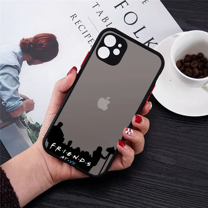 Friends TV show Phone Cases Matte transparent For iPhone 12 Mini 11 Pro XR XS Max 7 8 Plus X Back Cover
Friends TV show Phone Cases Matte transparent For iPhone 12 Mini 11 Pro XR XS Max 7 8 Plus X Back Cover