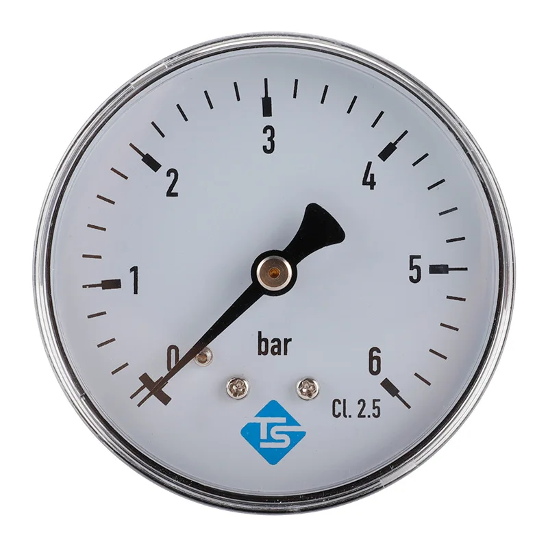 

60mm 1/4NPT 0-6bar radial Barometer vacuum Hydraulic Gauge oil Fluid Water Pressure Gauge Meter diameter for Air Compressor