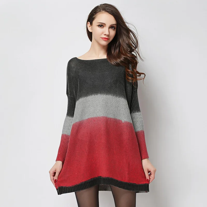 2019 Autumn Loose Large Women's Pullover Medium Printed Knitted Sweater Long Sleeve Plus Size
2019 Autumn Loose Large Women's Pullover Medium Printed Knitted Sweater Long Sleeve Plus Size