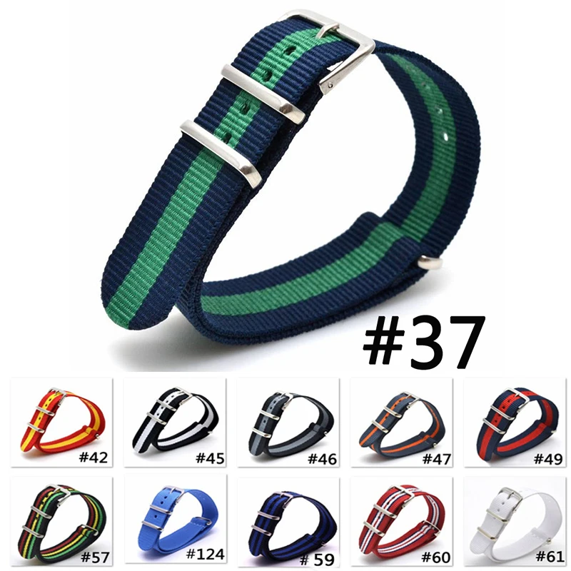100Pcs Nato Strap 16mm 18mm 20mm 22mm 24mm Nylon Watchband for Nato Army Sport Woven Wristband Replacement DW Buckle Belt
100Pcs Nato Strap 16mm 18mm 20mm 22mm 24mm Nylon Watchband for Nato Army Sport Woven Wristband Replacement DW Buckle Belt