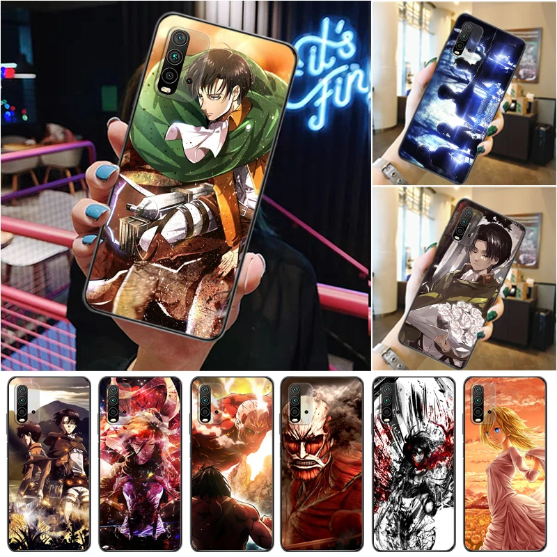 Attack On Titan Armin Arlert Levi Mikasa Ackerman Eren Jager Phone Case For Xiaomi Redmi 9 9T 9A Pro Carcasa Back Cover Cases
Attack On Titan Armin Arlert Levi Mikasa Ackerman Eren Jager Phone Case For Xiaomi Redmi 9 9T 9A Pro Carcasa Back Cover Cases