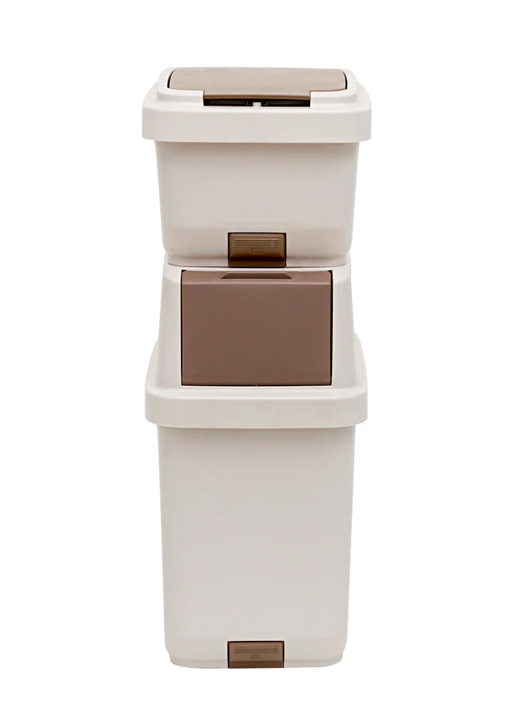 Kitchen Sorting Trash Bin Dry Wet Separation Double Tube Flip Large Trash Can Bathroom Lixeira Banheiro Household Storage
Kitchen Sorting Trash Bin Dry Wet Separation Double Tube Flip Large Trash Can Bathroom Lixeira Banheiro Household Storage