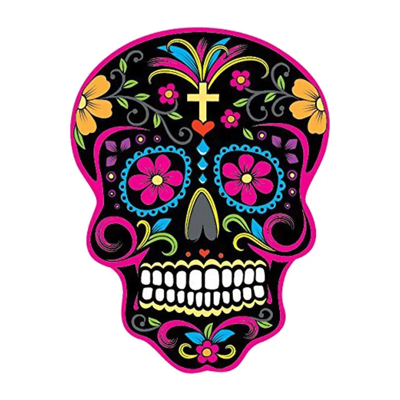 MEXICAN SUGAR SKULL Car Sticker Funny Classic Reflective Automobiles Motorcycles Exterior Accessories PVC Decal
MEXICAN SUGAR SKULL Car Sticker Funny Classic Reflective Automobiles Motorcycles Exterior Accessories PVC Decal