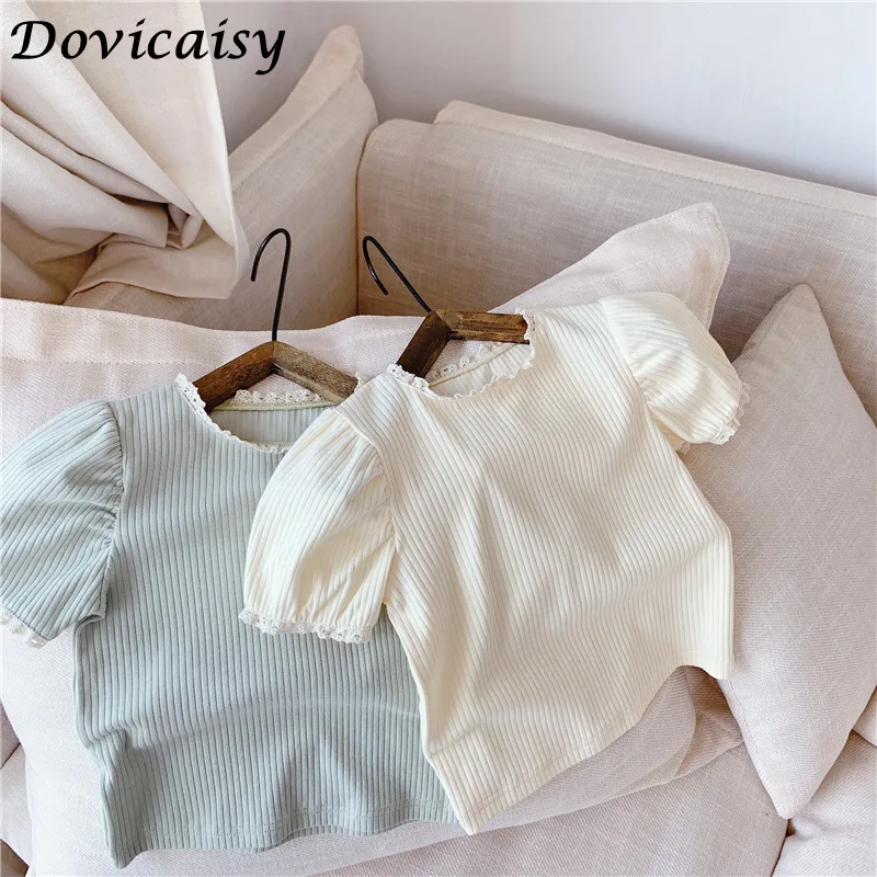 Summer New Baby Girls Stretch Loose Tops Toddler Girl Solid Short Sleeve T-shirts 1-6 Years Children Fashion Casual Tee
Summer New Baby Girls Stretch Loose Tops Toddler Girl Solid Short Sleeve T-shirts 1-6 Years Children Fashion Casual Tee