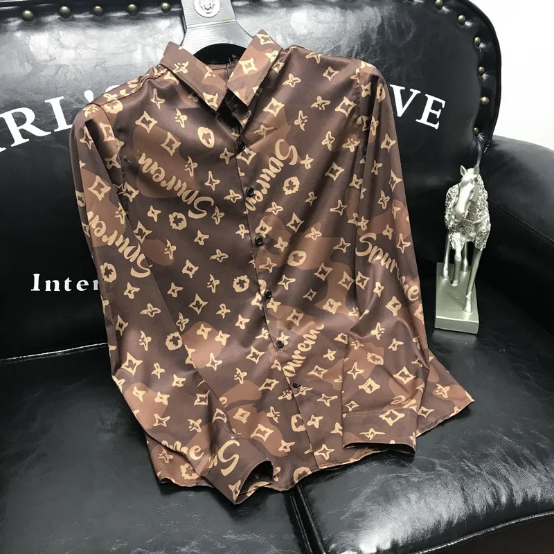 Мужские рубашки с длинным рукавом, рубашки с принтом, не требующие глажки, с длинным рукавом, мужские повседневные деловые рубашки, трендовы...
Мужские рубашки с длинным рукавом, рубашки с принтом, не требующие глажки, с длинным рукавом, мужские повседневные деловые рубашки, трендовы...