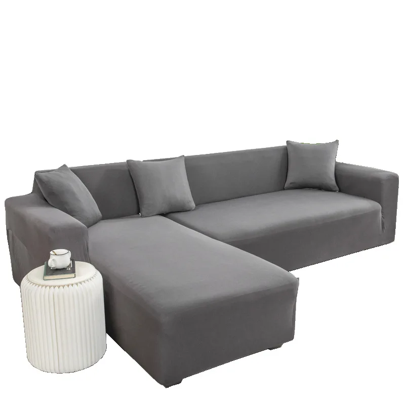 Plain Corner Sofa Covers For Living Room Elastic Spandex Couch Cover Stretch Slipcovers L-Shape Sofa Need Buy 2PCS Sofa Cover
Plain Corner Sofa Covers For Living Room Elastic Spandex Couch Cover Stretch Slipcovers L-Shape Sofa Need Buy 2PCS Sofa Cover