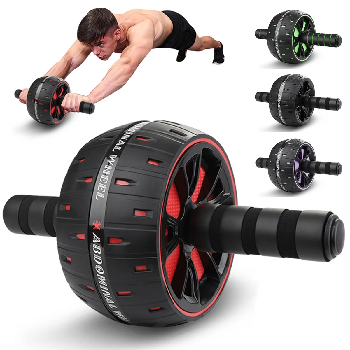 

Роликовое колесо Ab, колесо для живота, спортивное фитнес-оборудование для домашнего тренажерного зала, тренажер для мышц живота