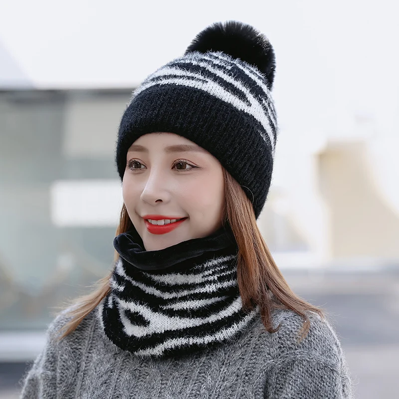 New Fashion Fleece Lined Winter Hat Wool Warm Knitted Hat Set Thick Soft Stretch Winter Hats For Women Leisure Beanie Cap
New Fashion Fleece Lined Winter Hat Wool Warm Knitted Hat Set Thick Soft Stretch Winter Hats For Women Leisure Beanie Cap