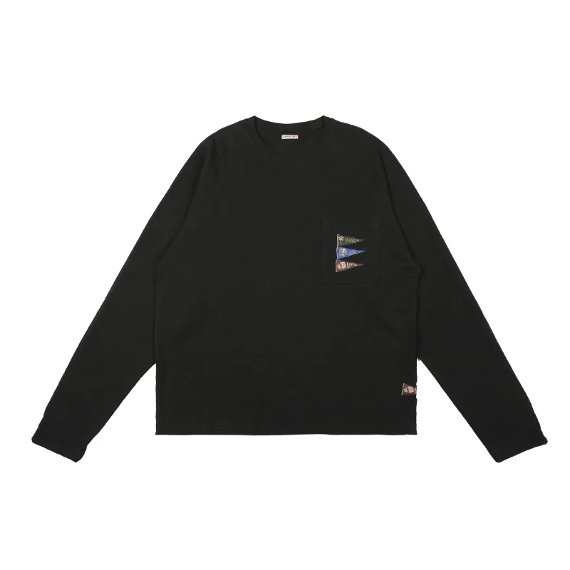 Fgss men | 2021 autumn new fashion brand simple four flag embroidery loose round neck men's versatile long sleeve T-shirt
Fgss men | 2021 autumn new fashion brand simple four flag embroidery loose round neck men's versatile long sleeve T-shirt