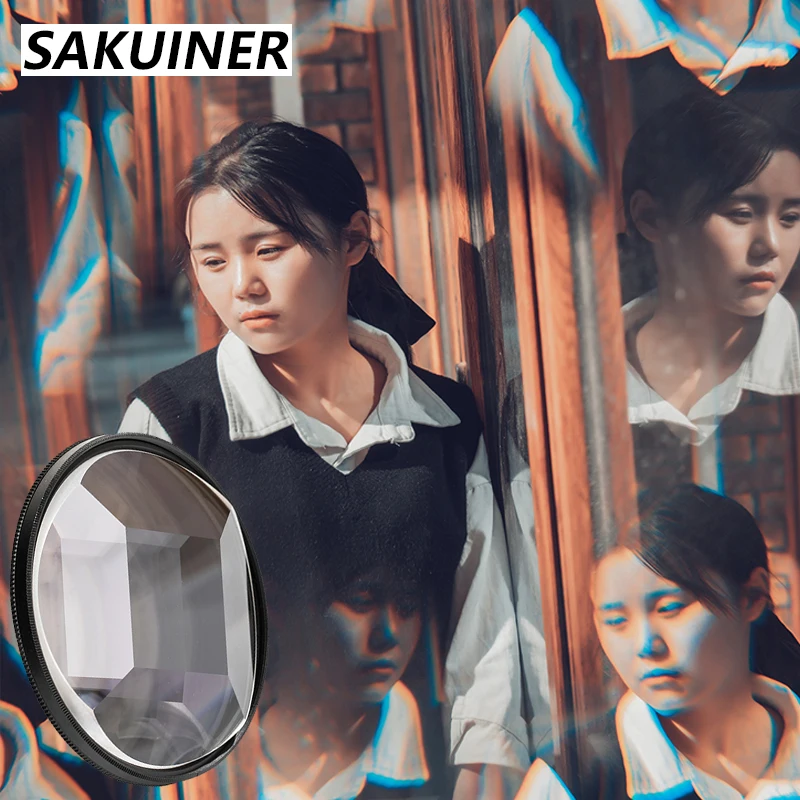 SAKUINER Camera Filter Photography Accessories 58 62 67 72 77 82mm Nd UV Multiple Image Glass Prism for Canon Nikon D90 Sony
SAKUINER Camera Filter Photography Accessories 58 62 67 72 77 82mm Nd UV Multiple Image Glass Prism for Canon Nikon D90 Sony