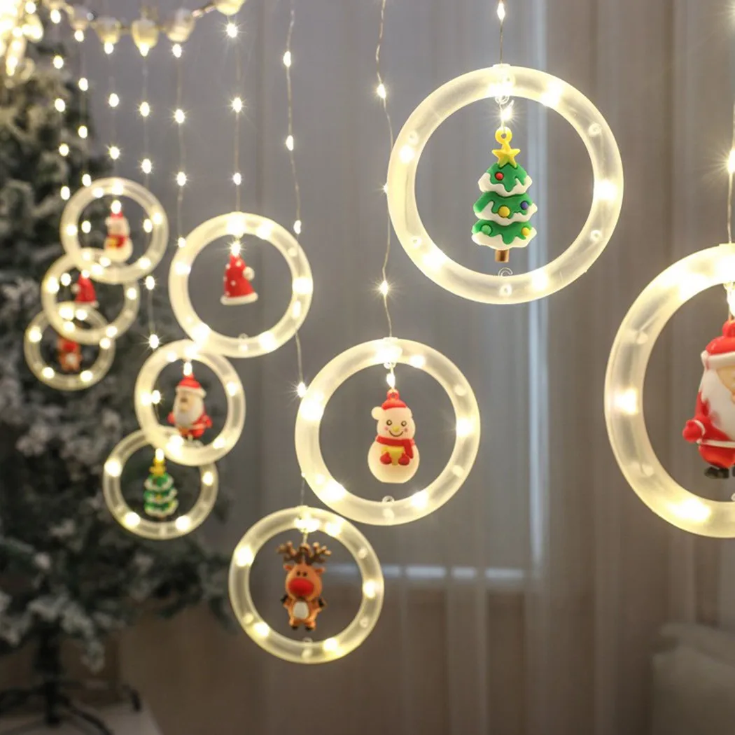 Christmas Curtain LED Lights String USB 3x0.5m Xmas Tree Party Pendent House Ornament Gift Home Room Decoration New Year 2022
Christmas Curtain LED Lights String USB 3x0.5m Xmas Tree Party Pendent House Ornament Gift Home Room Decoration New Year 2022