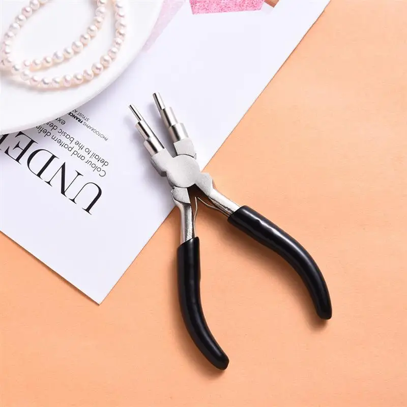 6 In 1 DIY Jewelry Tool Carbon Steel Bail-Making Pliers Round Nose Plier Loop 6 Step Jewelry DIY Wire Jewelry Making Tools
6 In 1 DIY Jewelry Tool Carbon Steel Bail-Making Pliers Round Nose Plier Loop 6 Step Jewelry DIY Wire Jewelry Making Tools