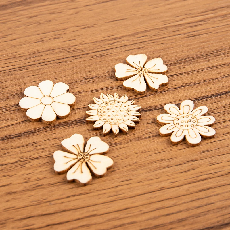 Home Decoration Handmade Accessory Scrapbooking Craft DIY Natural Flower Leaves Pattern Wooden Embellishment 25-30mm 50pcs
Home Decoration Handmade Accessory Scrapbooking Craft DIY Natural Flower Leaves Pattern Wooden Embellishment 25-30mm 50pcs